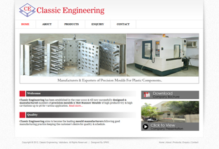 Classic Engineering website thumbnail