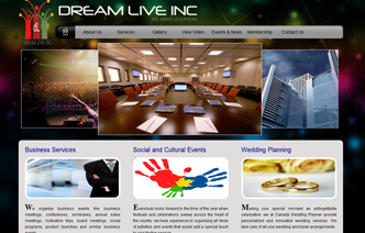 Dream Live Inc website thumbnail
