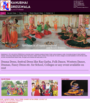 Kanubhai Dresswala website thumbnail