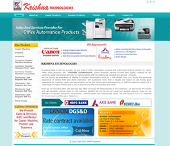 Krishna Technologies website thumbnail