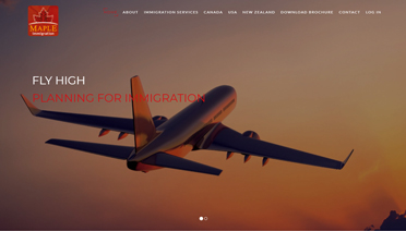 Maple Immigration website thumbnail