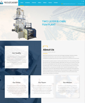 Ruby Plastic Machinery website thumbnail